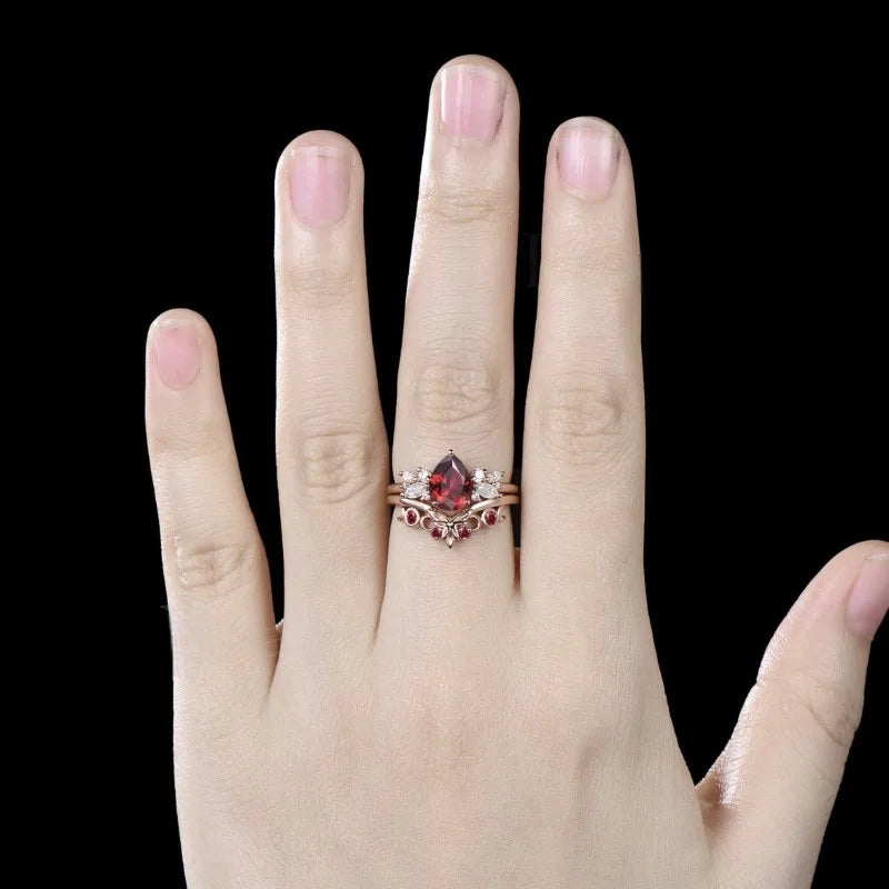 Rose Gold Flower Ring