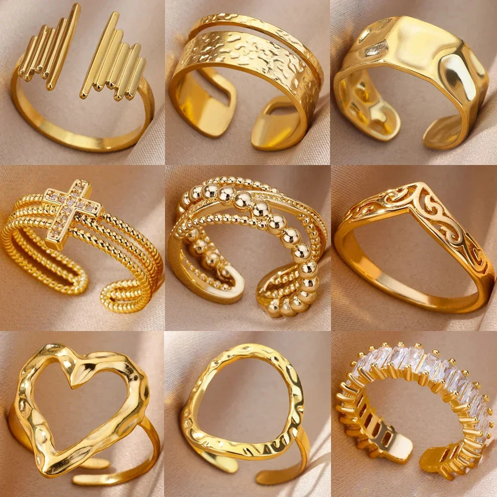 Stainless Steel Rings collection.
