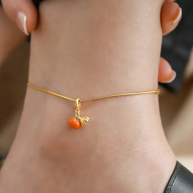 Sterling Silver Anklet Dazzling Chain.