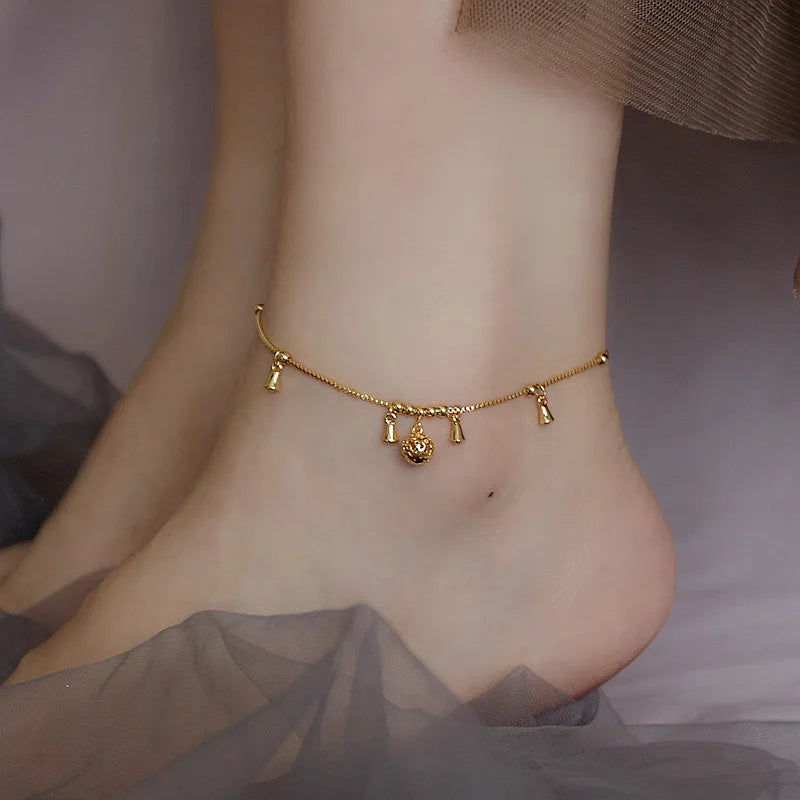 Sterling Silver Anklet Dazzling Chain.