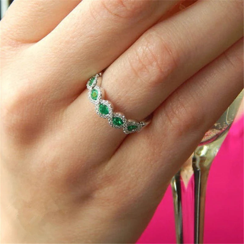 Red/Green Women Ring