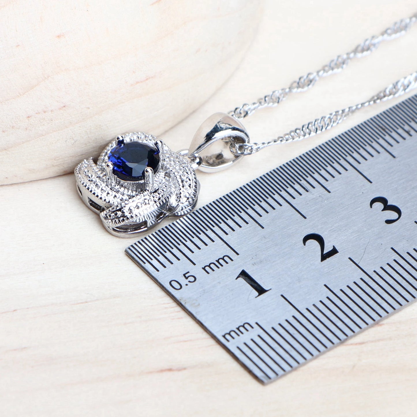 Blue Zirconia Women Jewelry