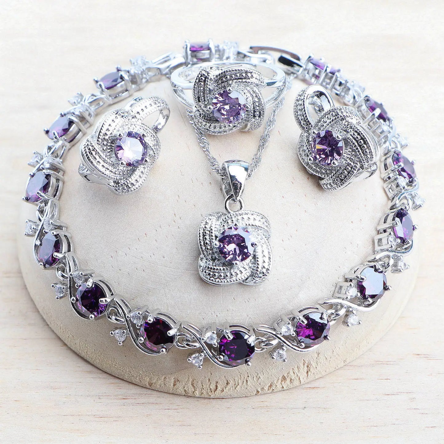 Blue Zirconia Women Jewelry