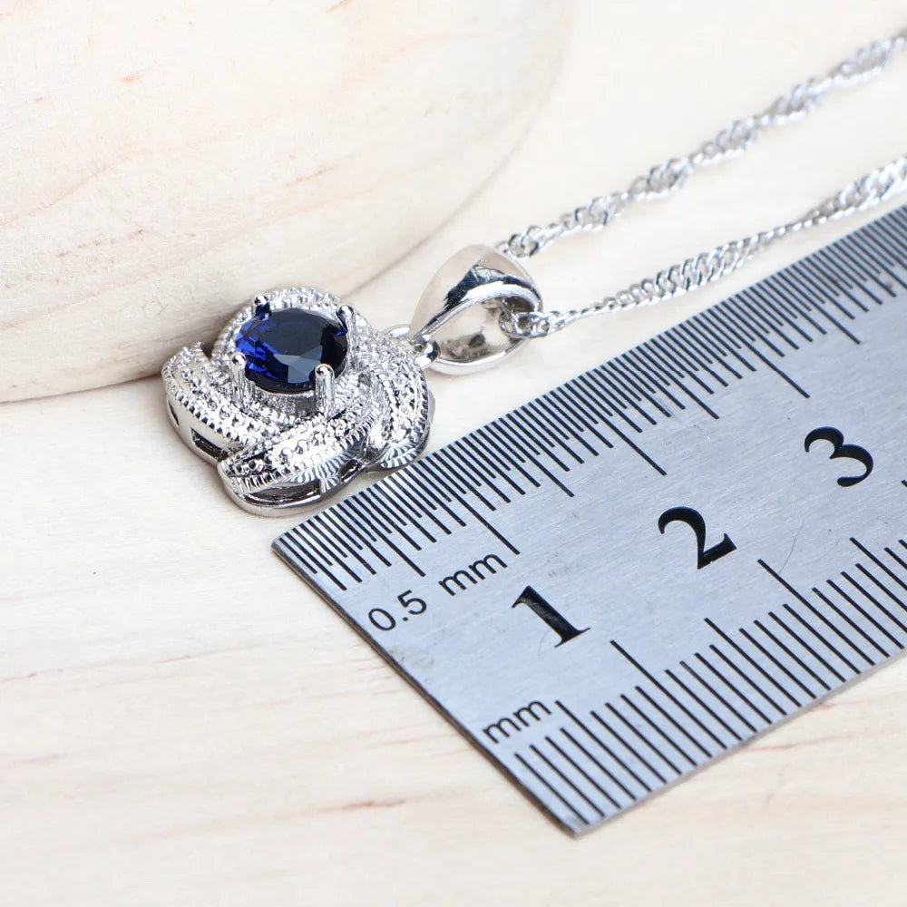 Blue Zirconia Women Jewelry