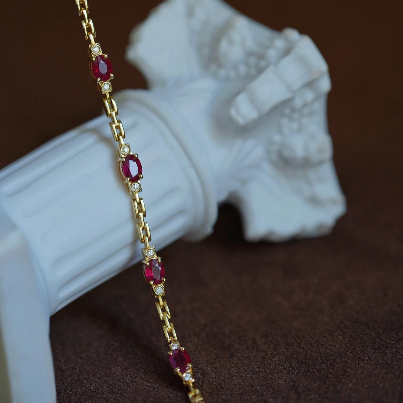 Red diamond bracelet