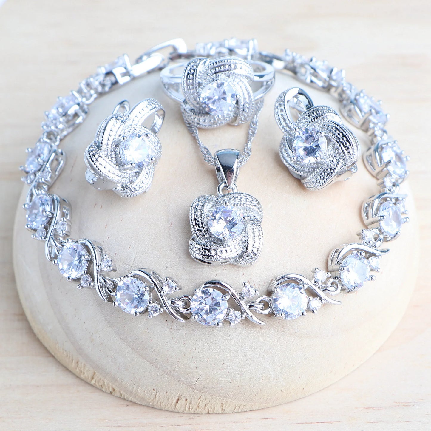Blue Zirconia Women Jewelry