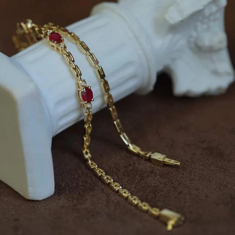 Red diamond bracelet