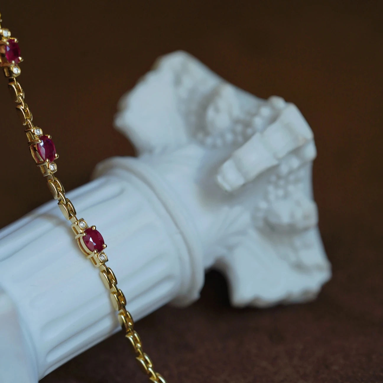Red diamond bracelet