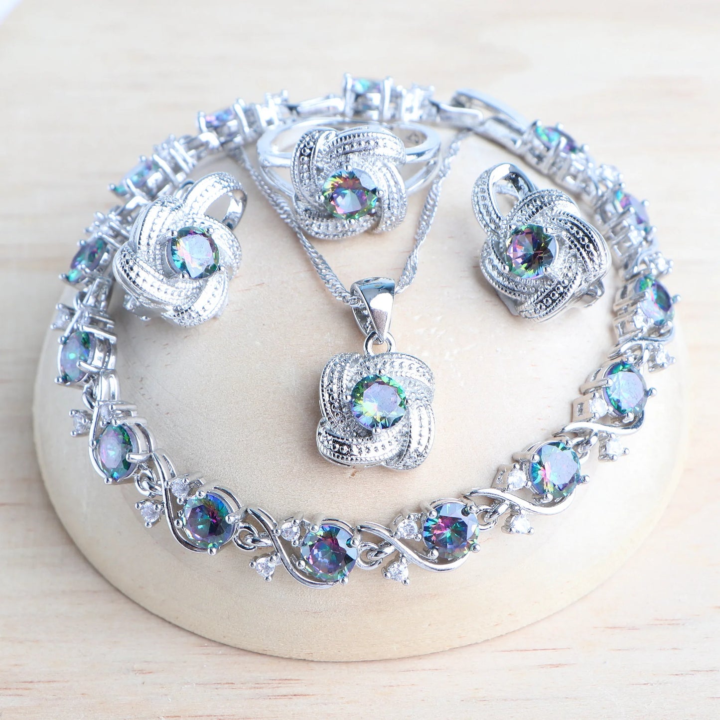 Blue Zirconia Women Jewelry