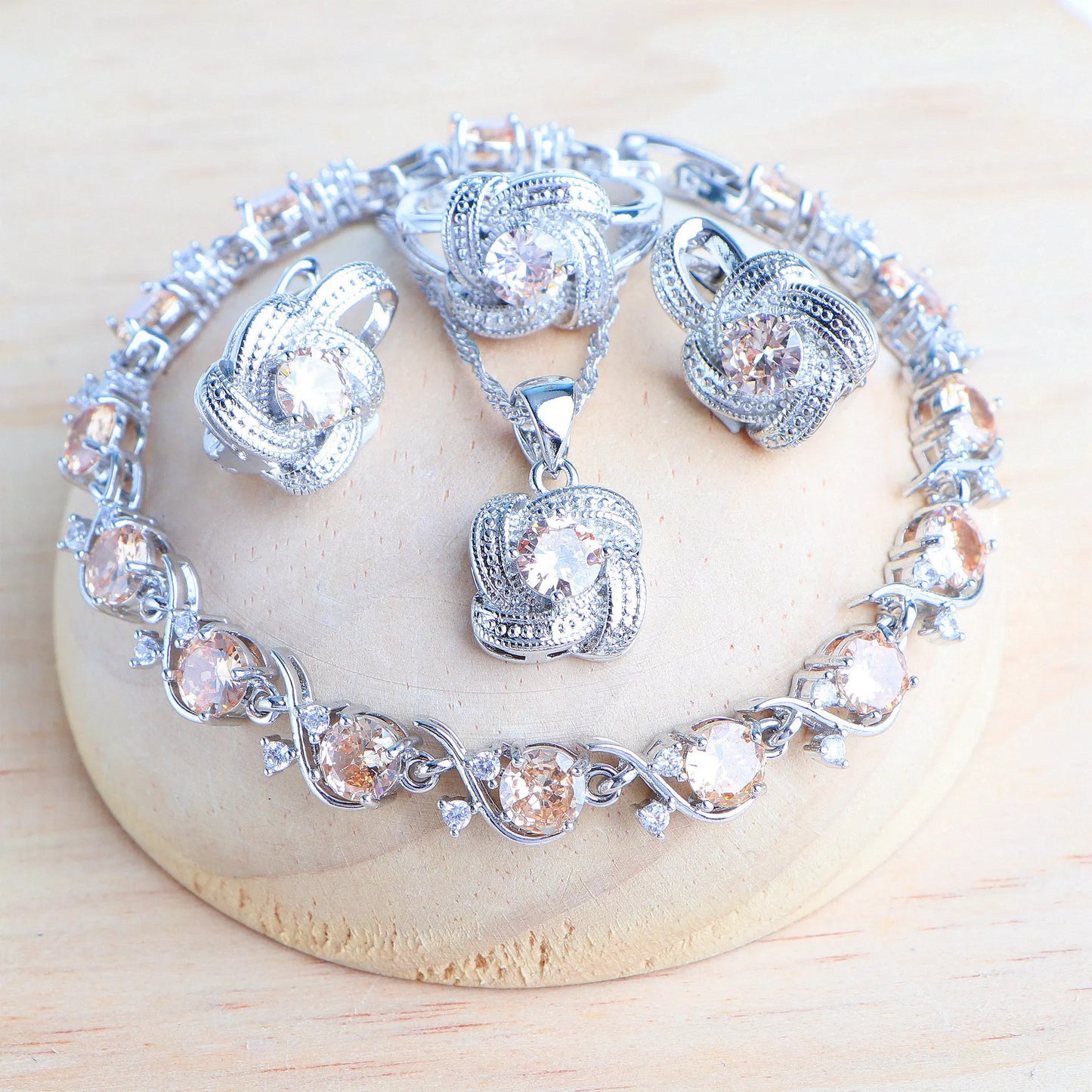 Blue Zirconia Women Jewelry