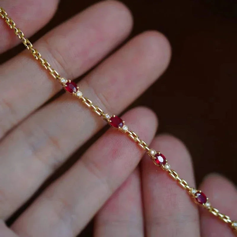Red diamond bracelet
