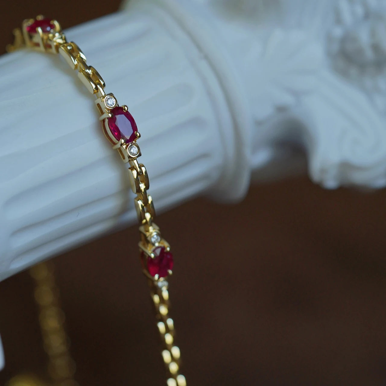 Red diamond bracelet
