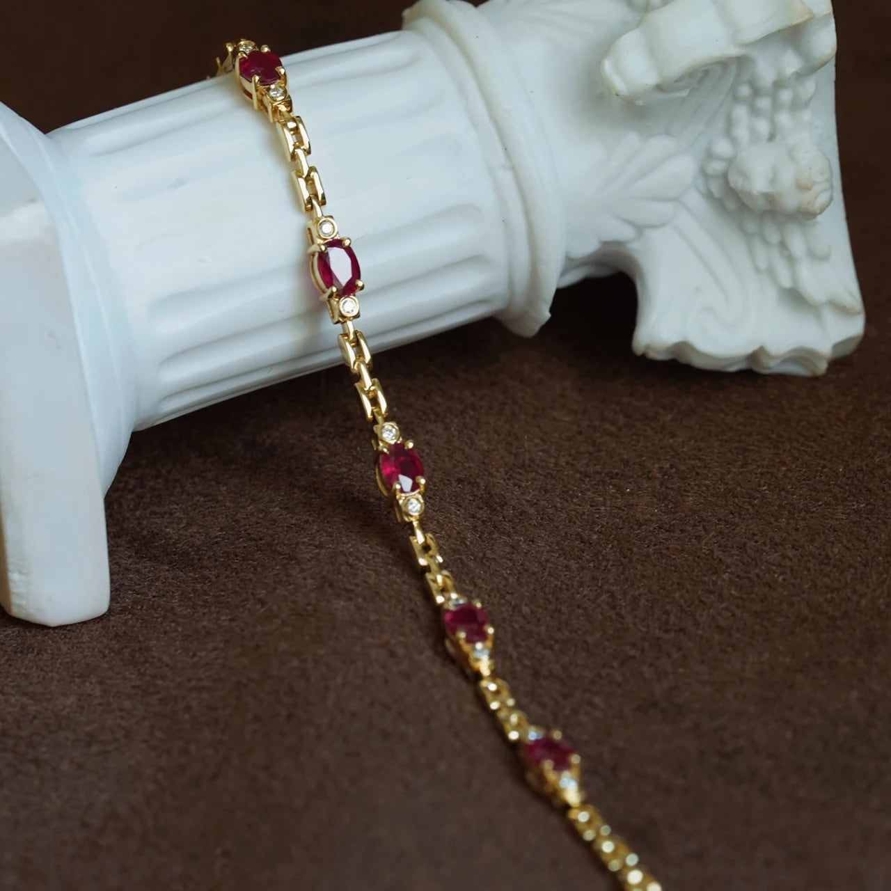 Red diamond bracelet