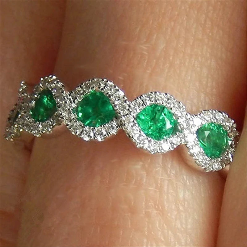 Red/Green Women Ring