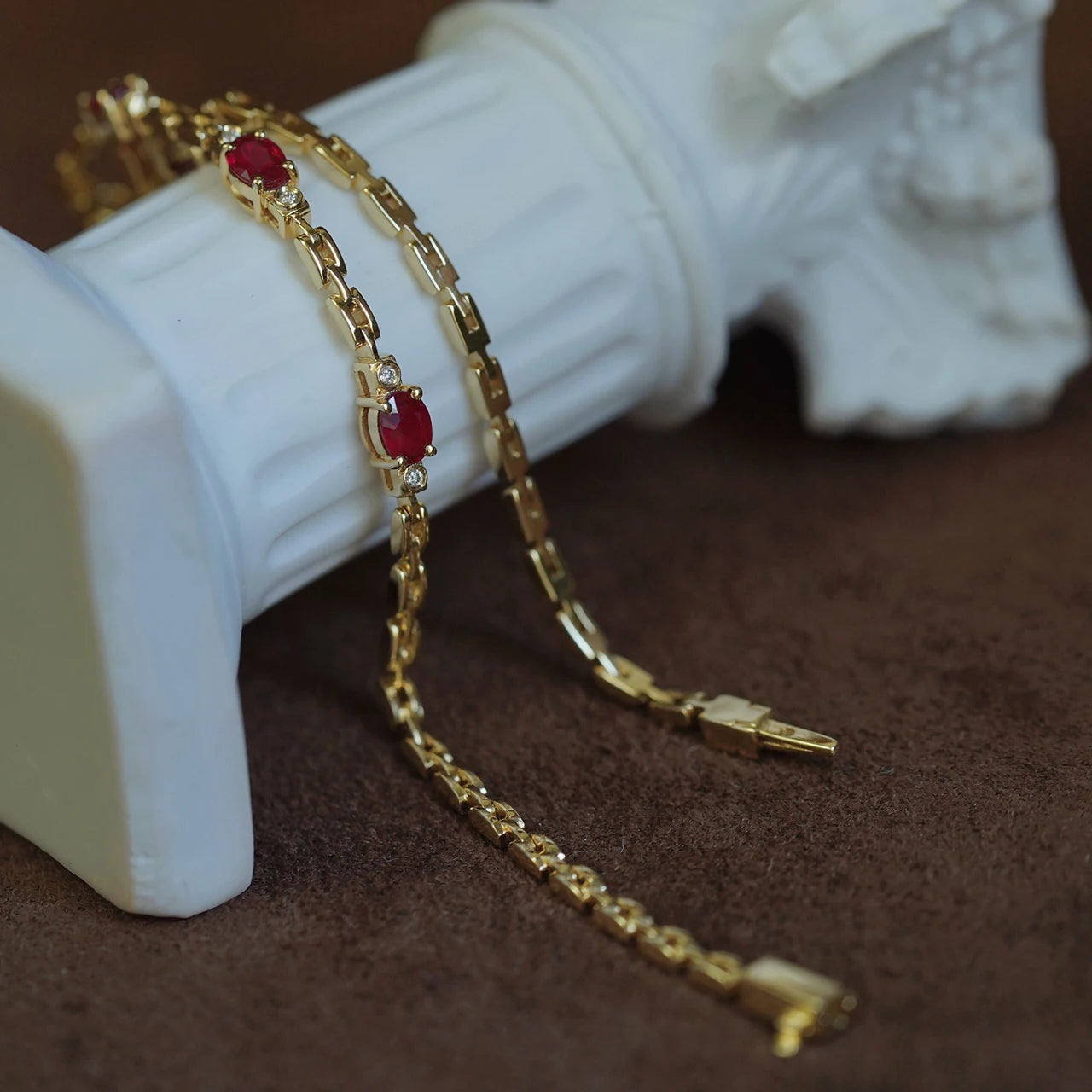Red diamond bracelet