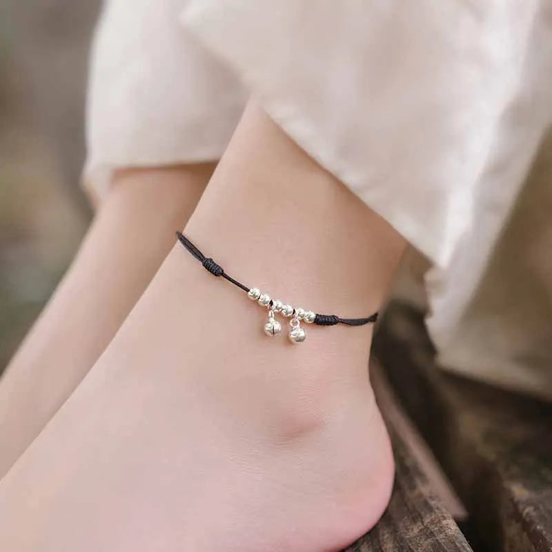 Sterling Silver Anklet Dazzling Chain.