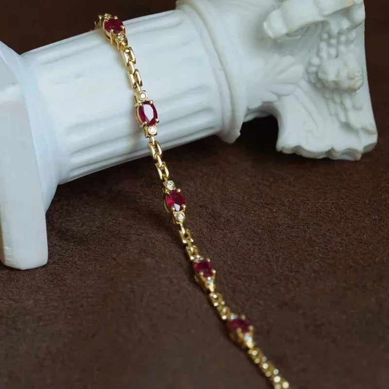 Red diamond bracelet