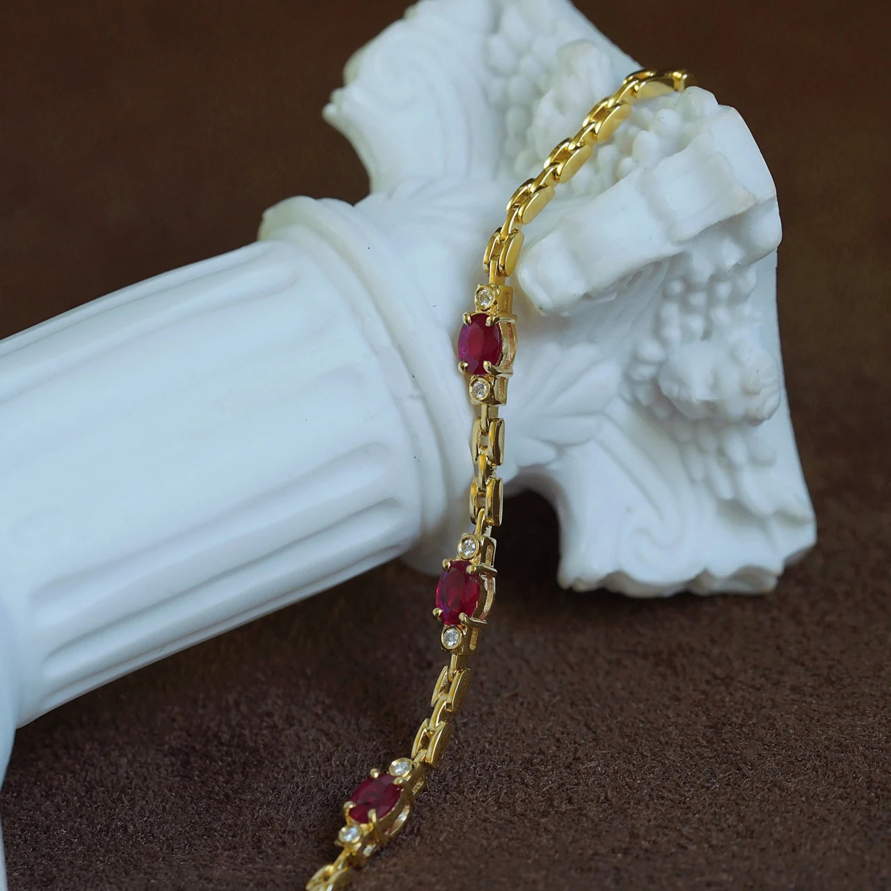 Red diamond bracelet