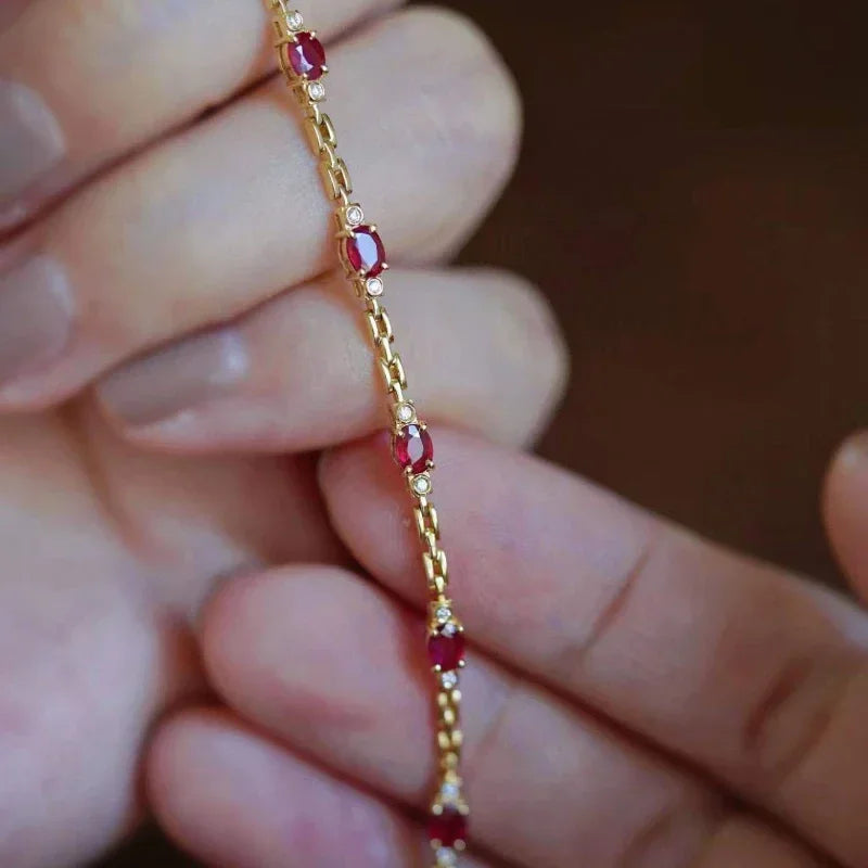 Red diamond bracelet